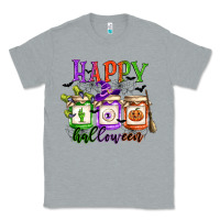 Heather Grey happy halloween jars Classic Tee - CowGirlArtShop