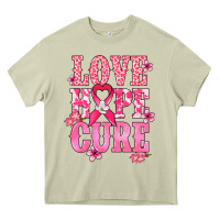 Mossy Love Hope Cure Cancer Awareness Heavy Core Tee - HowdyJamesFarm