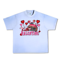 Grape Ice Hello Valentine Valentine's Day truck Urban Heavy Tee - FaDigitalArtStudio