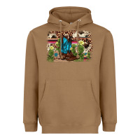 Toasted Coconut cactus boot background Heavyweight Hoodie - AdoDesignShop