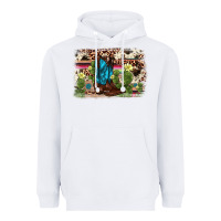 White cactus boot background Heavyweight Hoodie - AdoDesignShop