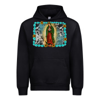 Black Gemstone our lady of Guadalupe Urban Hoodie - JahusDesignShop