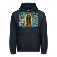 Navy Gemstone our lady of Guadalupe Urban Hoodie - JahusDesignShop