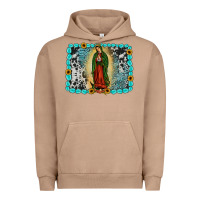 Pigment Burro Gemstone our lady of Guadalupe Urban Hoodie - JahusDesignShop
