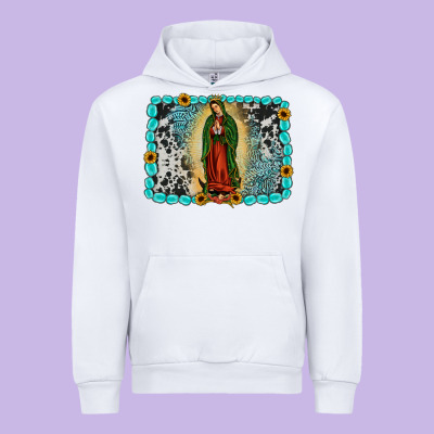 Gemstone Our Lady Of Guadalupe Urban Hoodie Designed By Jahusdesignshop
