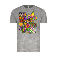 Cloud Rock louisiana map love Vintage Tee - OliviaCreatesArt