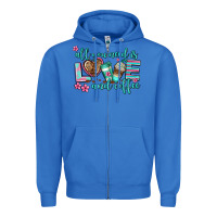 True Royal all you need is love and coffee Zipper Hoodie - AdoDesignShop