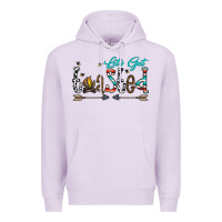 Lilac let's get toasted Premium Hoodie - CowhideDigitalArt