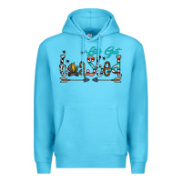 Ocean Blue let's get toasted Premium Hoodie - CowhideDigitalArt