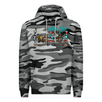Slate Camo let's get toasted Premium Hoodie - CowhideDigitalArt