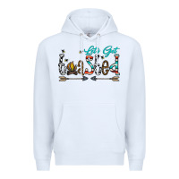White let's get toasted Premium Hoodie - CowhideDigitalArt