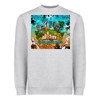 Heather Grey camping is my happy place Heavyweight Sweatshirt - AdoDesignShop