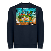 Navy camping is my happy place Heavyweight Sweatshirt - AdoDesignShop