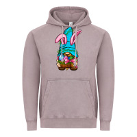 Vintage Zinc Easter Wicker Basket Gnome Vintage Hoodie - BundleAndBundleShop