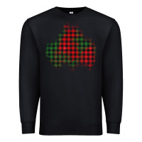 Black Christmas glitter patch Premium Sweatshirt - AdoDesignShop