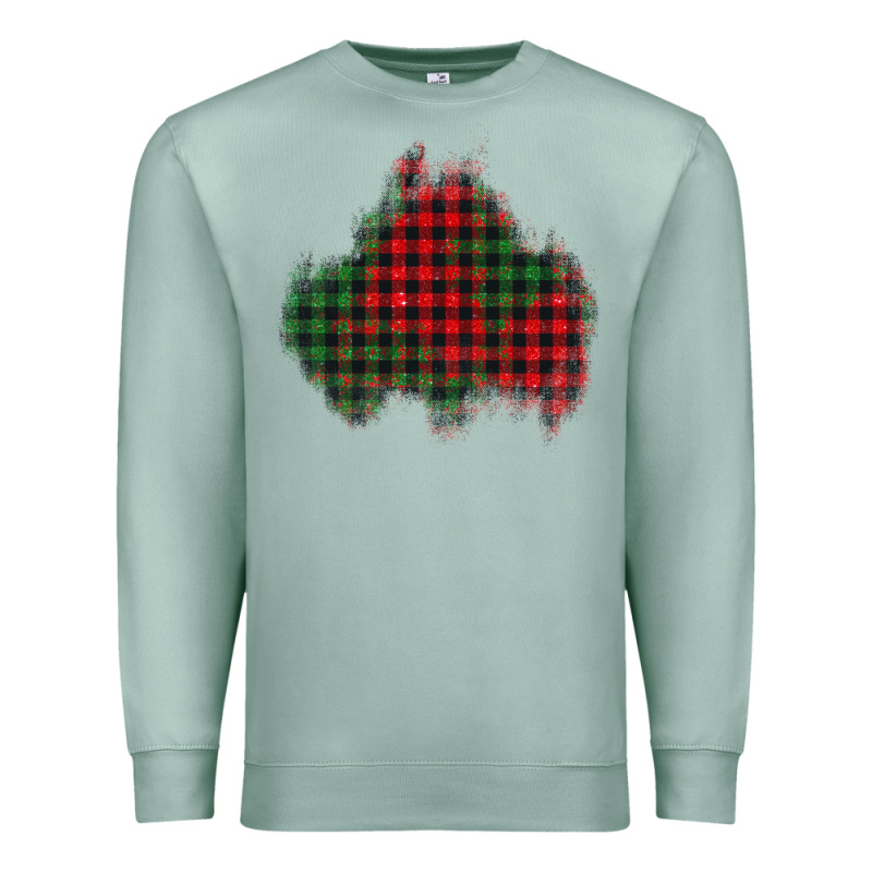 Christmas Glitter Patch Premium Sweatshirt by AdoDesignShop | Teevron