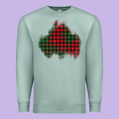 Christmas Glitter Patch Premium Sweatshirt Designed By Adodesignshop