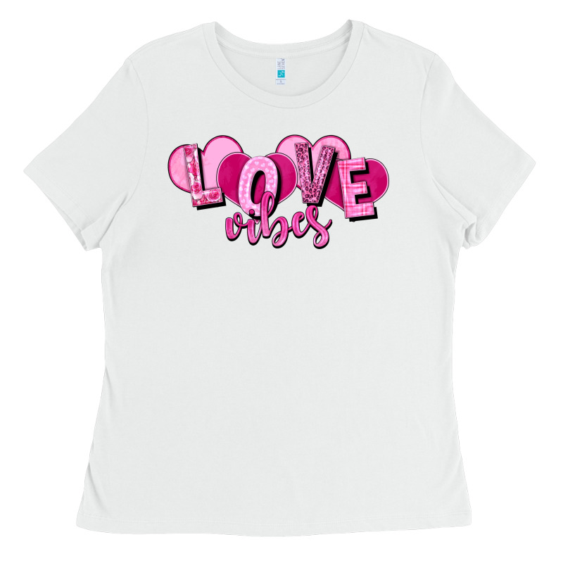 Love Vibes Valentine's Day Ladies Tee by HowdyJamesFarm | Teevron