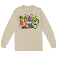 Mushroom hop easter day Long Sleeve Tee - FaDigitalArtStudio