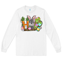 White hop easter day Long Sleeve Tee - FaDigitalArtStudio