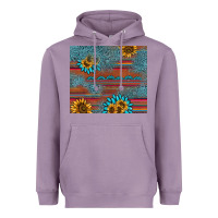 Lavender sunflower gemstone serape tumbler Heavyweight Hoodie - AdoDesignShop
