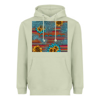 Matcha sunflower gemstone serape tumbler Heavyweight Hoodie - AdoDesignShop