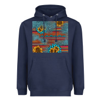 Sunflower Gemstone Serape Tumbler Heavyweight Hoodie | Teevron