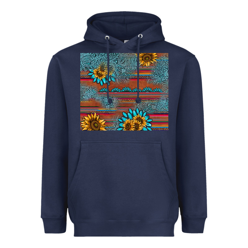 Sunflower Gemstone Serape Tumbler Heavyweight Hoodie by AdoDesignShop | Teevron
