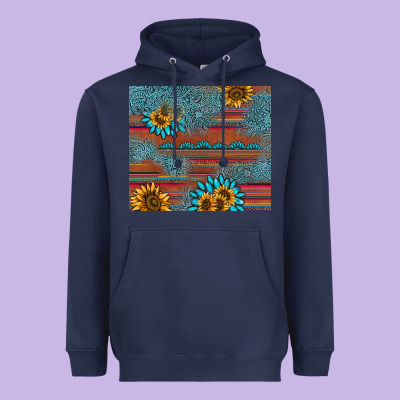 Sunflower Gemstone Serape Tumbler Heavyweight Hoodie Designed By Adodesignshop