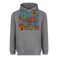 Storm sunflower gemstone serape tumbler Heavyweight Hoodie - AdoDesignShop