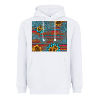 White sunflower gemstone serape tumbler Heavyweight Hoodie - AdoDesignShop