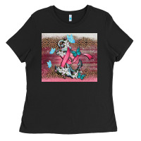 Black cancer awareness anchor Ladies Tee - CowGirlArtShop