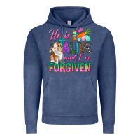 Vintage Denim He Is Alive And I'm Forgiven Vintage Hoodie - BundleAndBundleShop