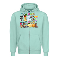 Seafoam happy first day of school Zipper Hoodie - AdoDesignShop