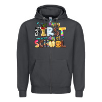 Smoke happy first day of school Zipper Hoodie - AdoDesignShop
