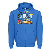True Royal happy first day of school Zipper Hoodie - AdoDesignShop