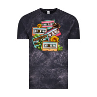 Cloud Black 90s country caassette tapes Vintage Tee - OliviaCreatesArt