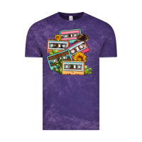 Cloud Purple 90s country caassette tapes Vintage Tee - OliviaCreatesArt