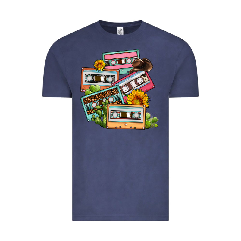 90s Country Caassette Tapes Vintage Tee by OliviaCreatesArt | Teevron