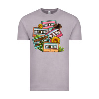 Vintage Zinc 90s country caassette tapes Vintage Tee - OliviaCreatesArt