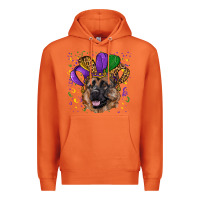 Carrot Mardi gras hat german shepherd Premium Hoodie - RanaPortraitStore