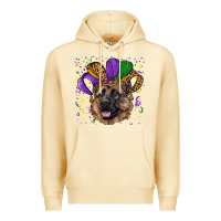 Pina Colada Mardi gras hat german shepherd Premium Hoodie - RanaPortraitStore