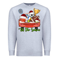 Tis The Season Sports Truck Christmas Premium Sweatshirt | Teevron