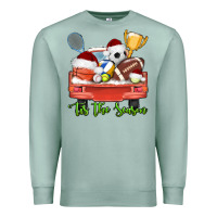 Seafoam tis the season sports truck christmas Premium Sweatshirt - AdoDesignShop