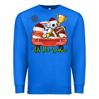 True Royal tis the season sports truck christmas Premium Sweatshirt - AdoDesignShop
