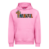 Fuchsia Pink thankful Urban Hoodie - JahusDesignShop