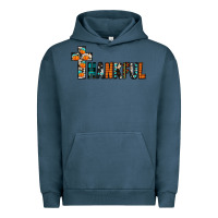 Pigment Midnight Navy thankful Urban Hoodie - JahusDesignShop