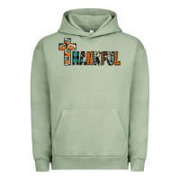 Pigment Oil Green thankful Urban Hoodie - JahusDesignShop