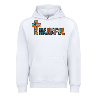 White thankful Urban Hoodie - JahusDesignShop