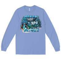 Colony Blue merry and bright Long Sleeve Tee - FaDigitalArtStudio